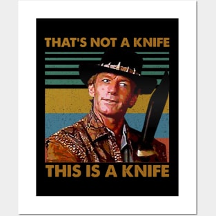 Crocodile Dundee That's Not A Knife Posters and Art